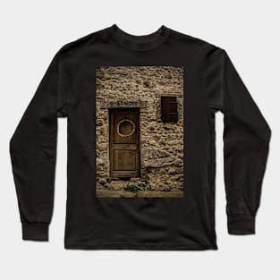 Door in Poffabro, North East Italy Long Sleeve T-Shirt